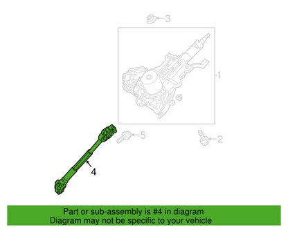 Genuine Coupling Joint Steering Shaft 564003Q000 for Hyundai Sonata Kia Optima