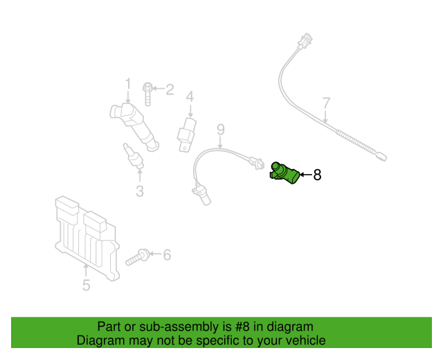 Genuine Camshaft Position Sensor 393503E110 for SantaFe Optima Rondo 2006-2010