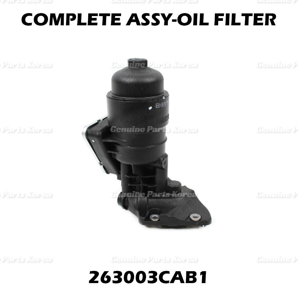 Genuine Engine Oil Filter 263003CAB1 for Hyundai & Kia 2012 - 2019