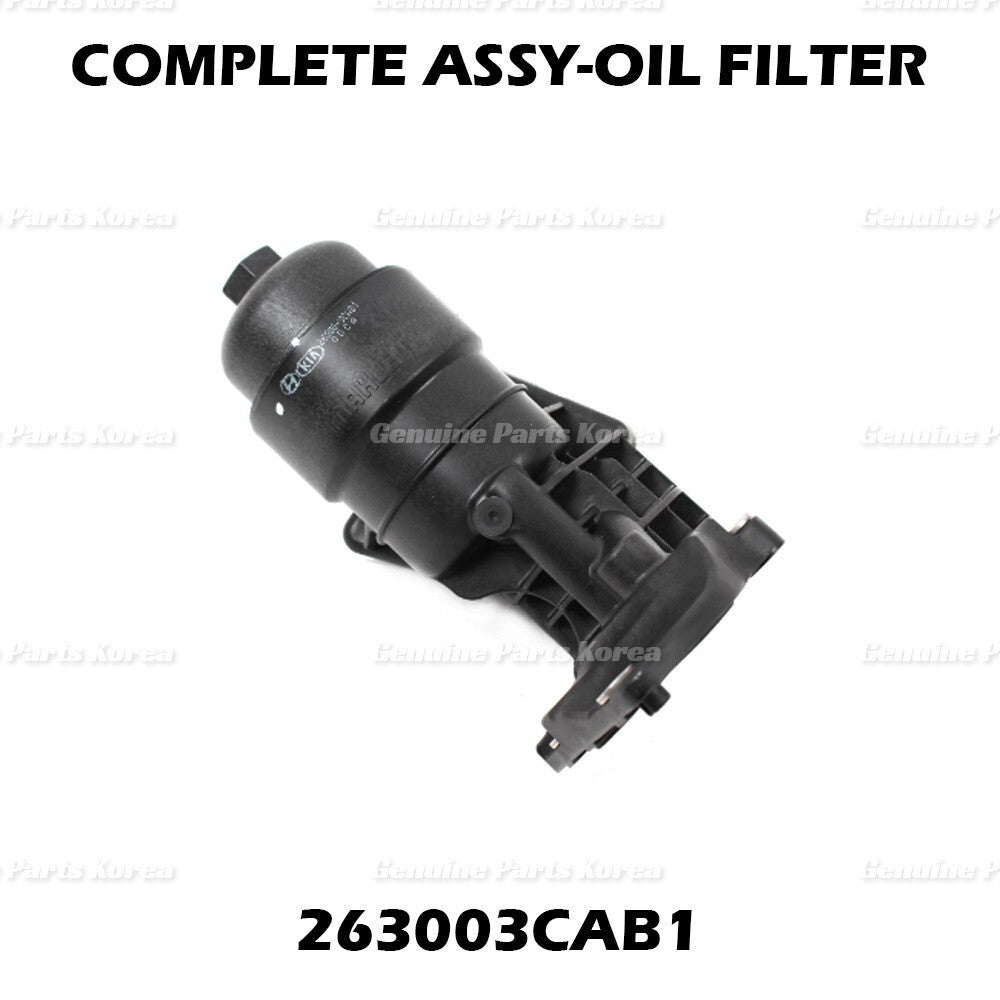 Genuine Engine Oil Filter 263003CAB1 for Hyundai & Kia 2012 - 2019