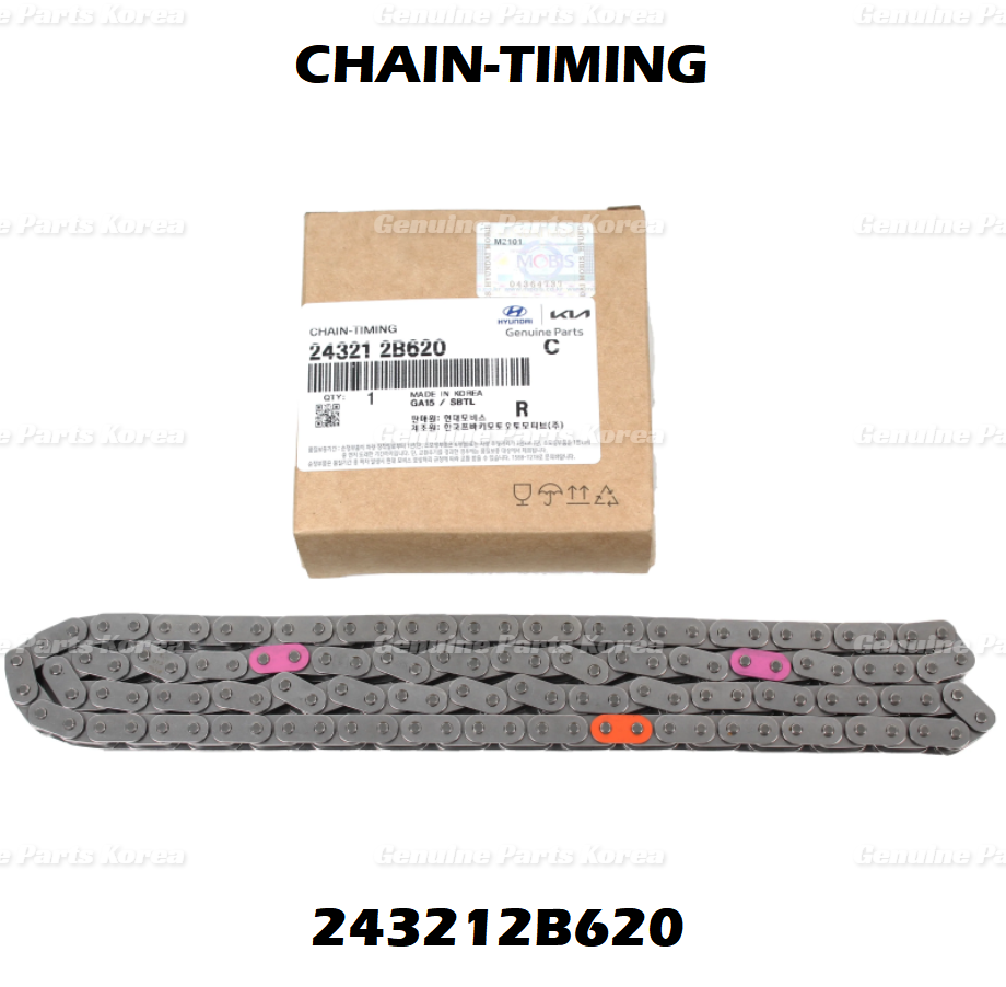 Genuine Engine Timing Chain Kit 4P 1set for Hyundai & Kia 2012-2021
