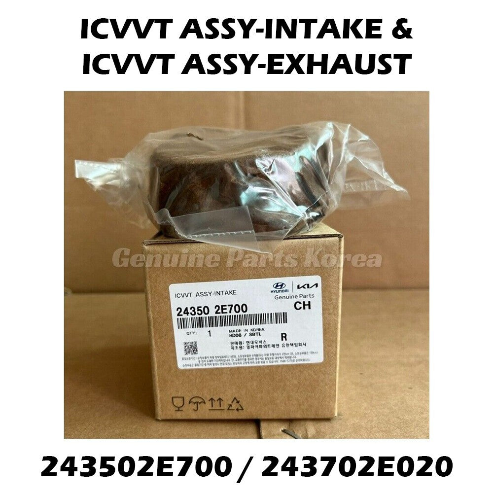 Genuine CVVT Assy Intake & Exhaust 243502E700 243702E020 for Hyundai Kia