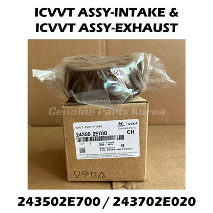 Genuine CVVT Assy Intake & Exhaust 243502E700 243702E020 for Hyundai Kia