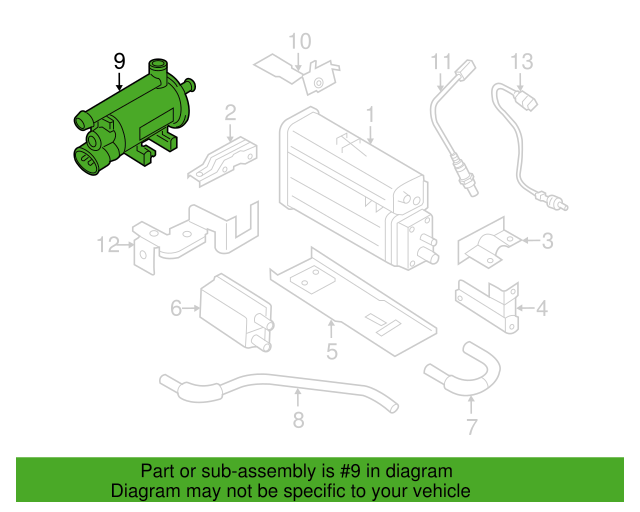 Genuine Vapor Canister Purge Valve 2891025100 for Hyundai & Kia 2006-2018