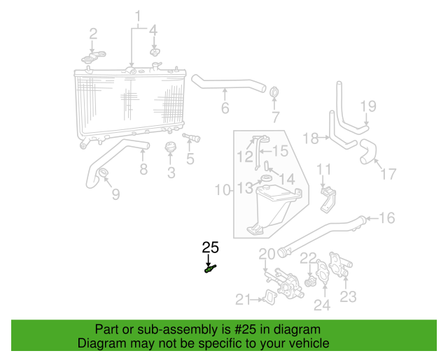 Genuine Water Temperature Sensor Assy 3923026600 for Hyundai Accent 2001-2005