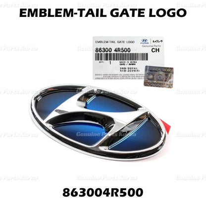 Genuine Rear Trunk Emblem 863004R500 for Hyundai Sonata Hybrid 2013 - 2015