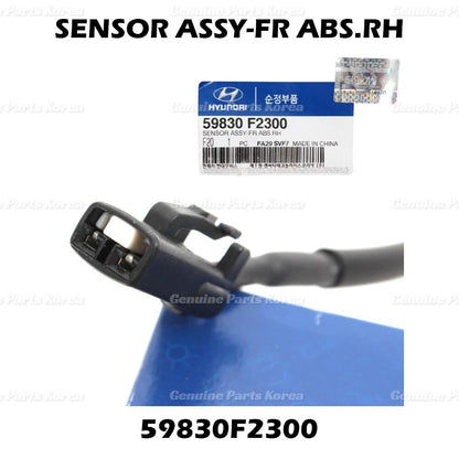 Genuine ABS Front Wheel RH Sensor Assy 59830F2300 for Hyundai Elantra 2017-2020