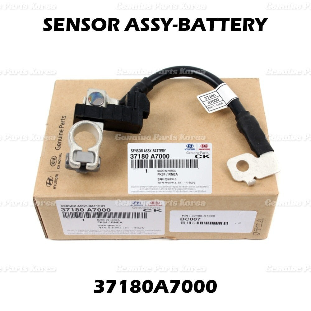 Genuine Battery Negative Cable Battery Sensor 37180A7000 for Kia Forte 2014-18