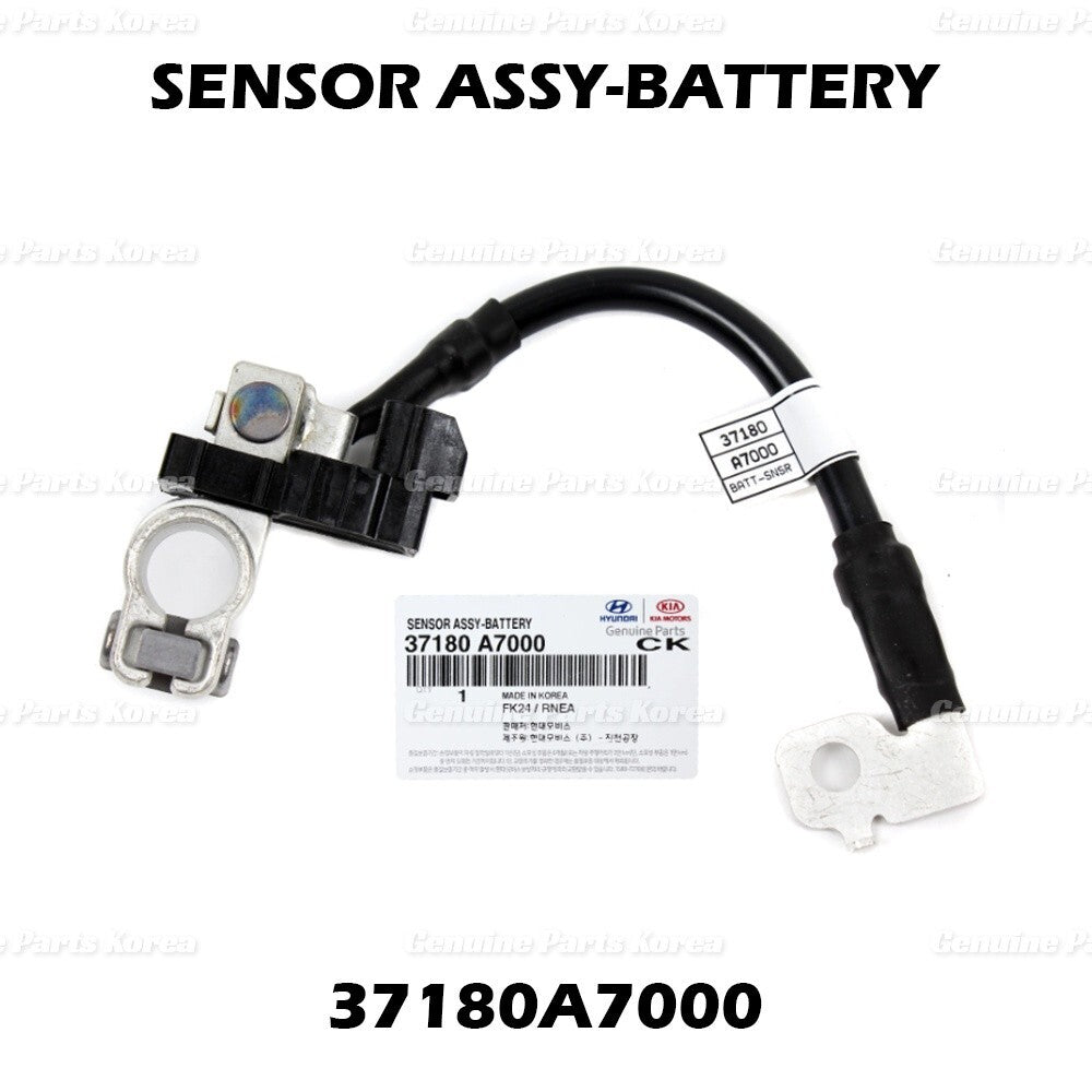 Genuine Battery Negative Cable Battery Sensor 37180A7000 for Kia Forte 2014-18
