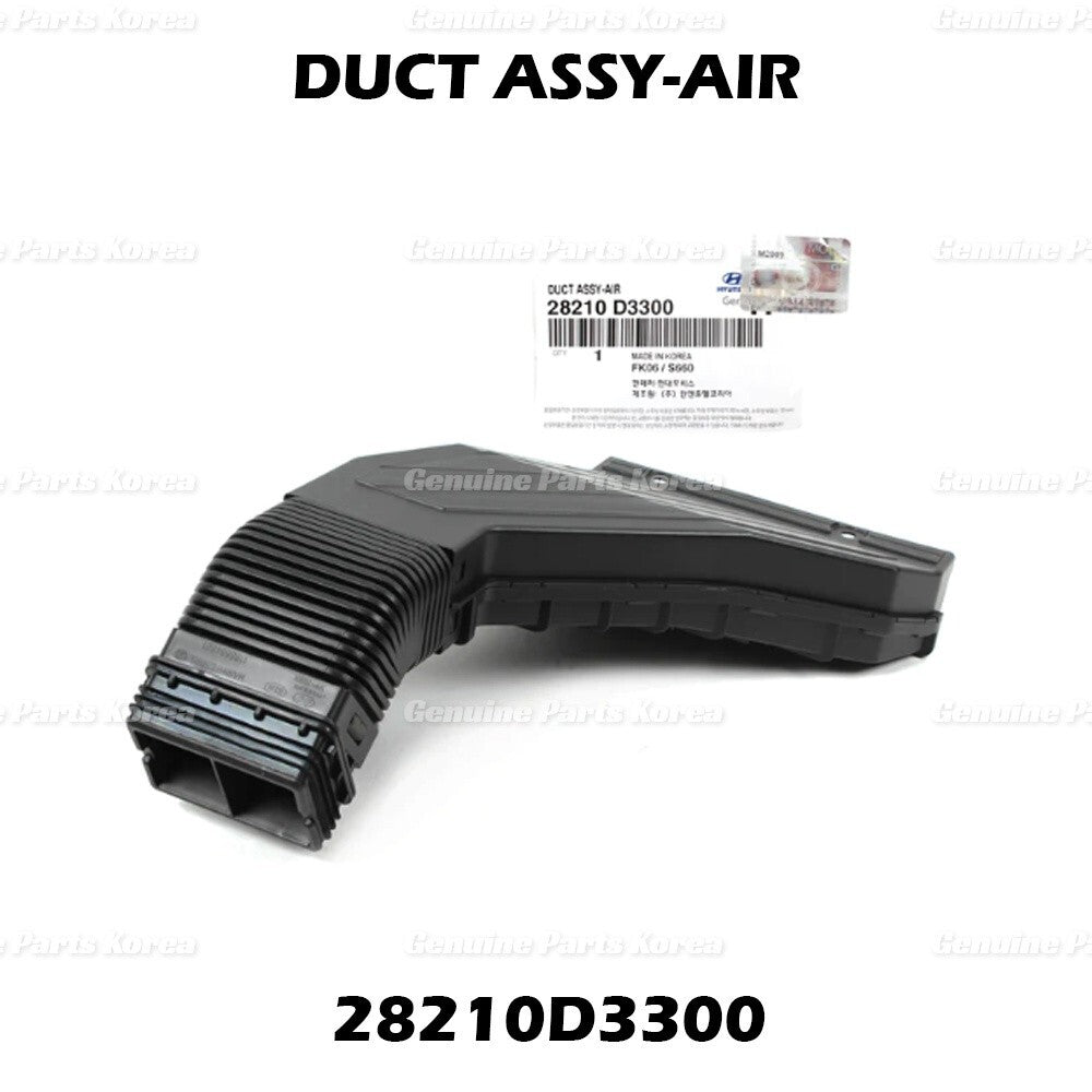 Genuine Air Intake Duct Tube 28210D3300 for Hyundai Tucson 1.6L 2016 - 2018