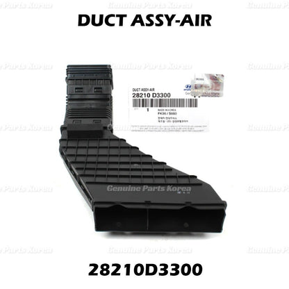 Genuine Air Intake Duct Tube 28210D3300 for Hyundai Tucson 1.6L 2016 - 2018