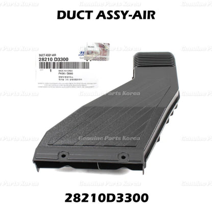 Genuine Air Intake Duct Tube 28210D3300 for Hyundai Tucson 1.6L 2016 - 2018