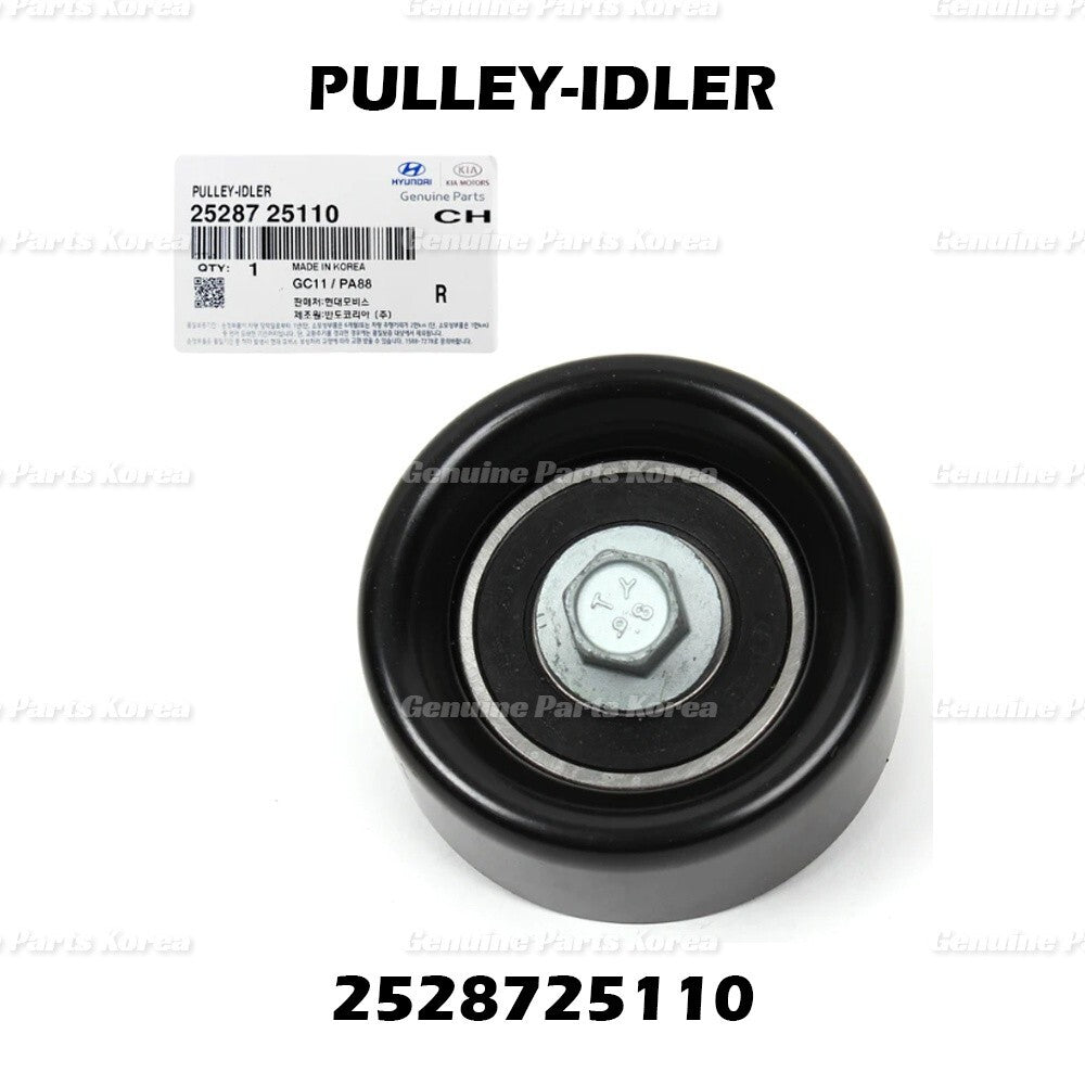 Genuine Belt Idler Pulley 2528725110 for Hyundai & Kia 2010 - 2017