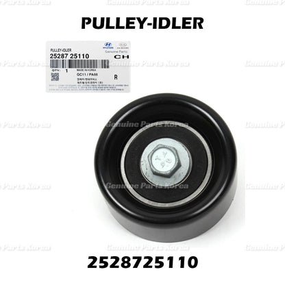 Genuine Belt Idler Pulley 2528725110 for Hyundai & Kia 2010 - 2017