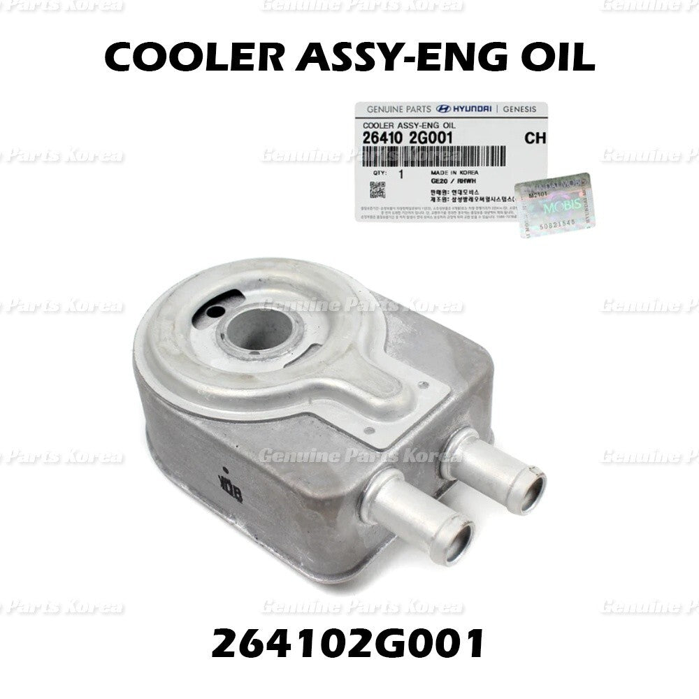 Genuine Engine Oil Cooler 264102G001 for Hyundai & Kia 2018 - 2022