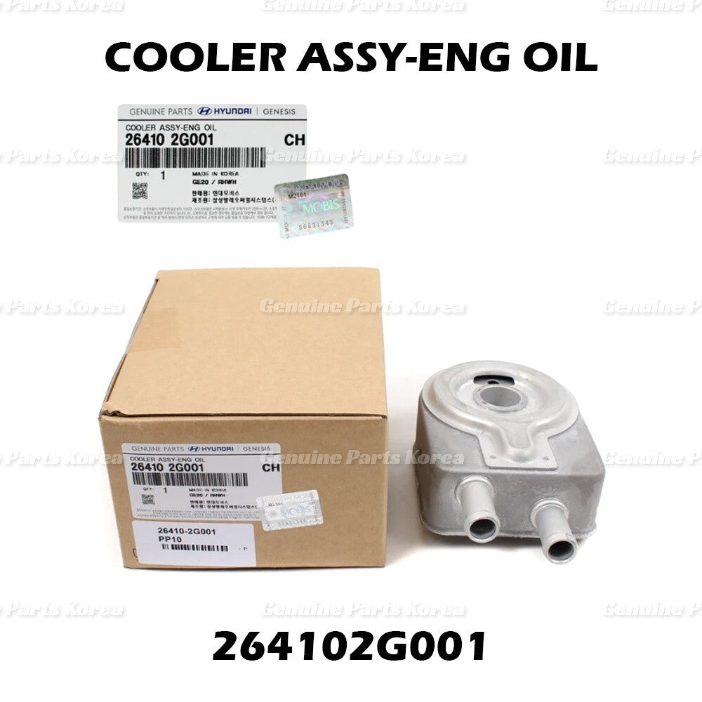 Genuine Engine Oil Cooler 264102G001 for Hyundai & Kia 2018 - 2022