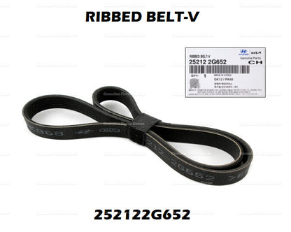 Genuine Serpentine Belt and Tensioners 2P 1set for Hyundai Kia Sonata Optima