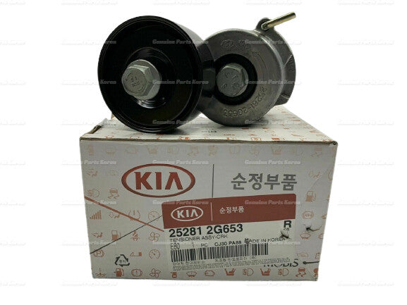 Genuine Serpentine Belt and Tensioners 2P 1set for Hyundai Kia Sonata Optima