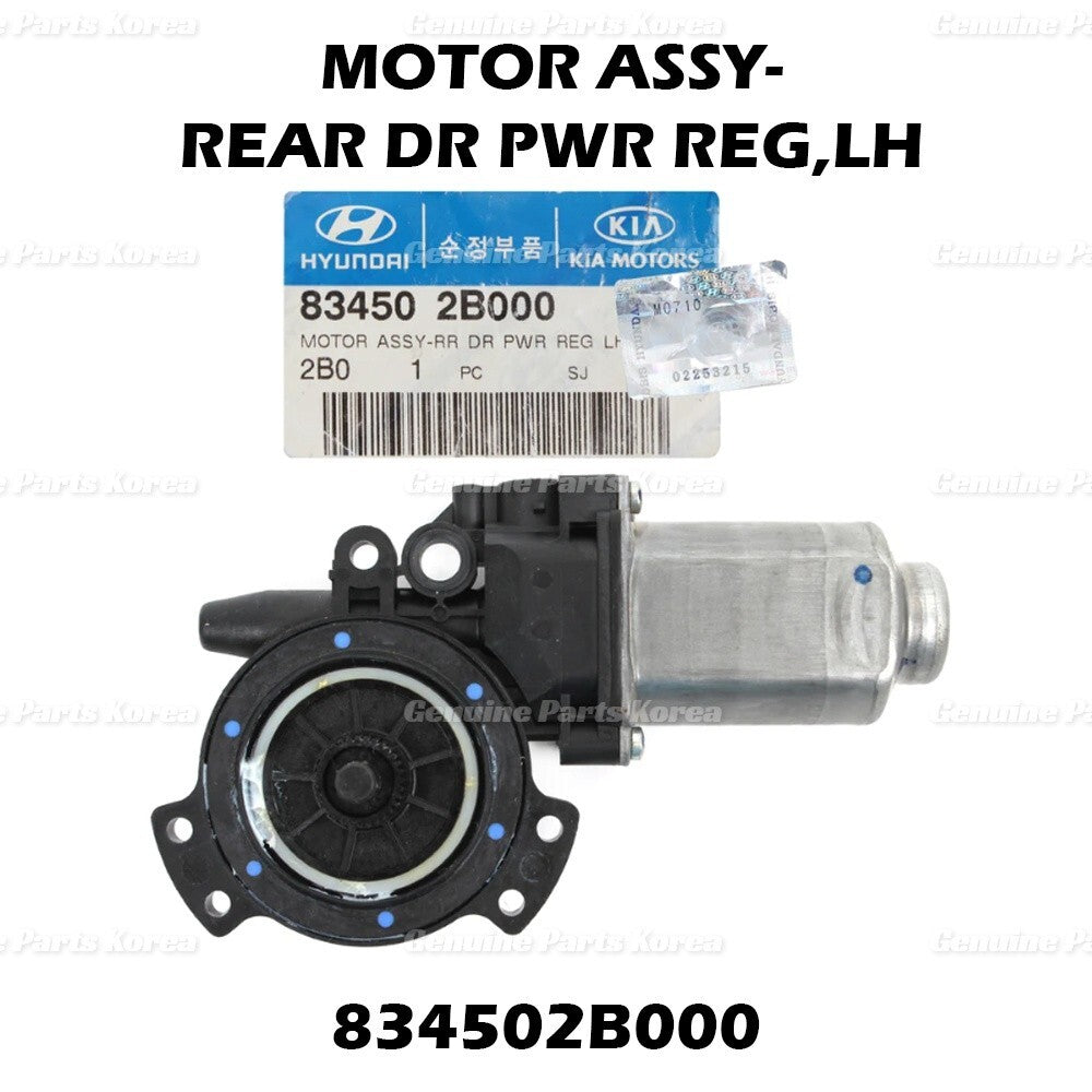 Genuine Window Motor Left Rear 834502B000 for Hyundai Santa Fe 2007-2012
