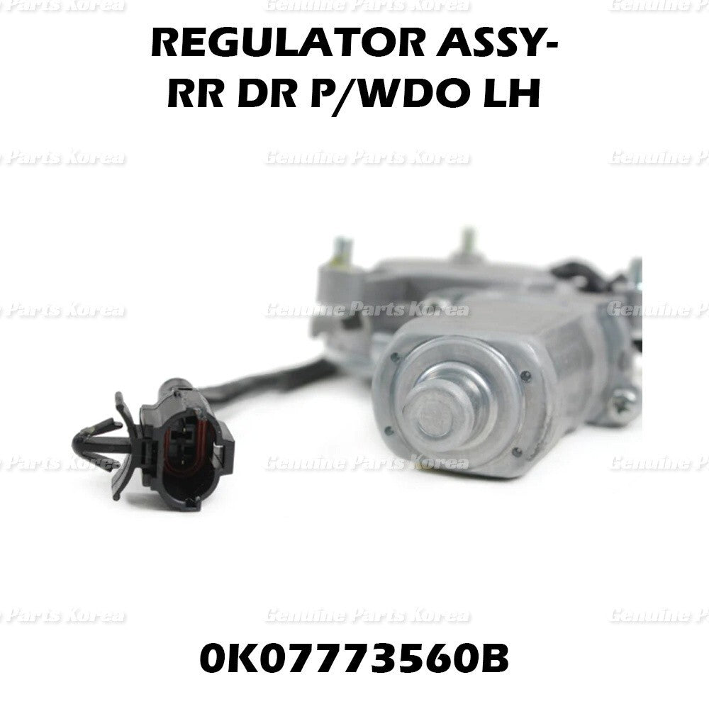 Genuine Window Regulator Rear LH 0K07773560B for Kia Sportage 2001-2002