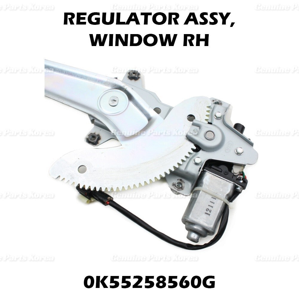 Genuine Window Regulator Assy RH 0K55258560G for Kia Sedona 2002-2005