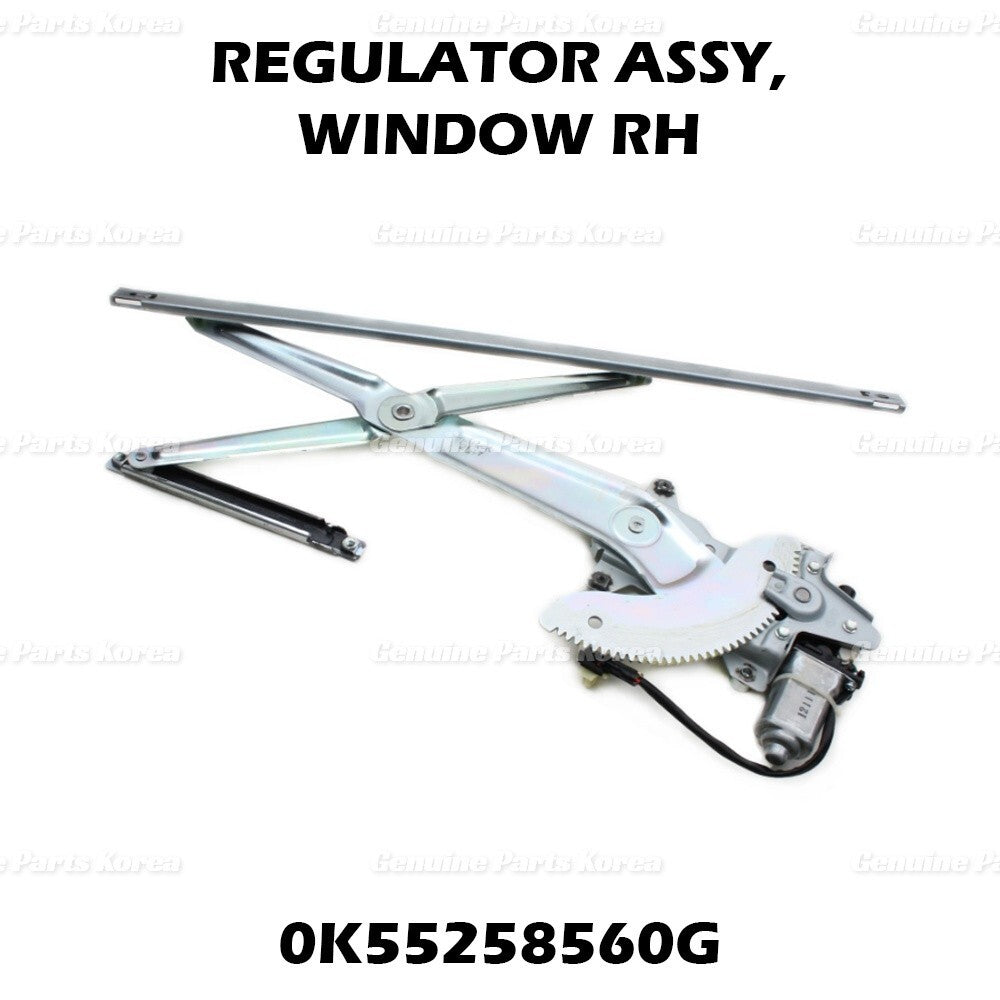 Genuine Window Regulator Assy RH 0K55258560G for Kia Sedona 2002-2005