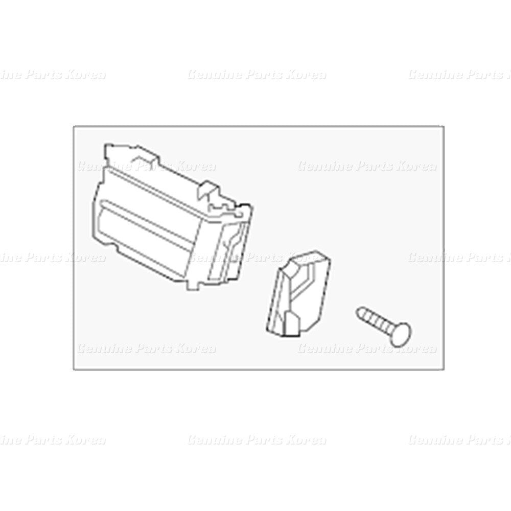 Genuine Upper Left Active Air Flap Shutter 86951G2500 for Hyundai Ioniq 20-22