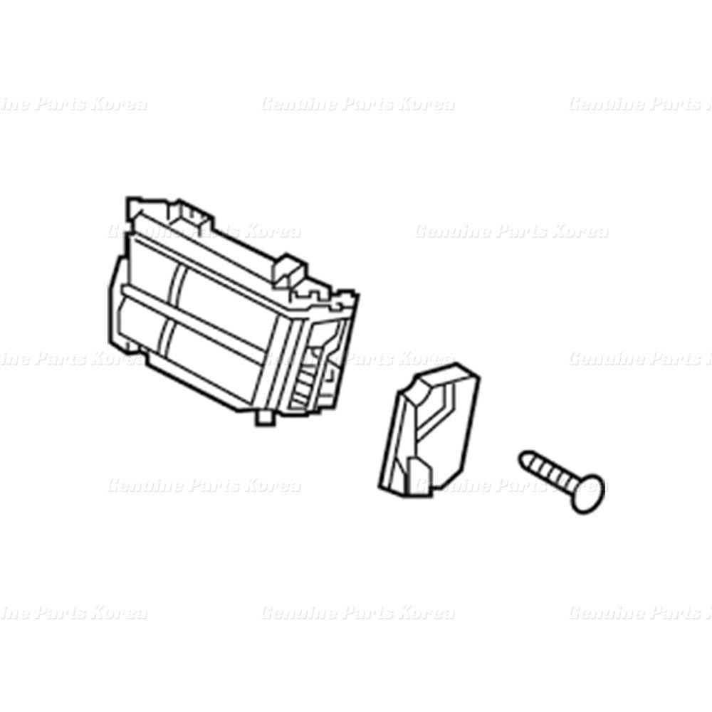 Genuine Upper Right Active Air Flap Shutter 86952G2500 for Hyundai Ioniq 20-22