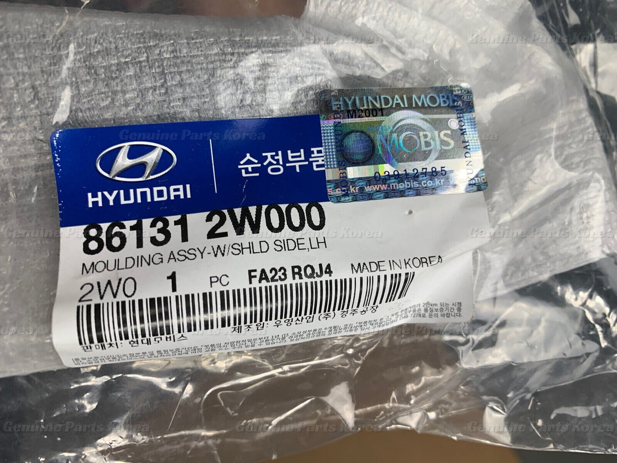 Genuine Windshield Pillar Molding LH RH Set 861312W000 861322W000 for Hyundai