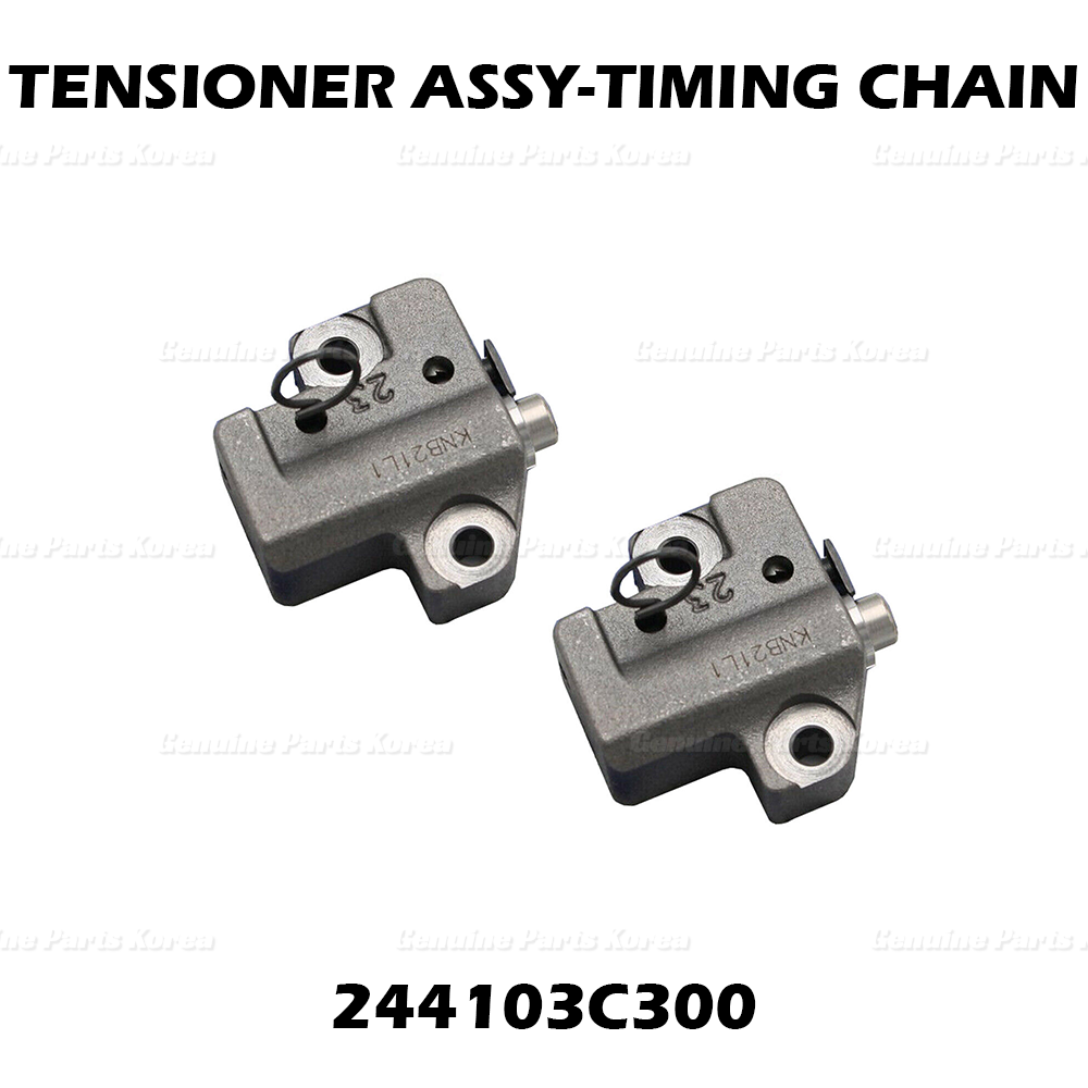 Genuine Engine Timing Chain Tensioner Set 244103C300 for Hyundai Kia