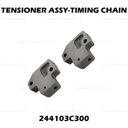Genuine Engine Timing Chain Tensioner Set 244103C300 for Hyundai Kia