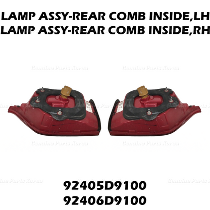 Genuine Rear Tail Light Lamp Set 92405D9100 92406D910 for Kia Sportage