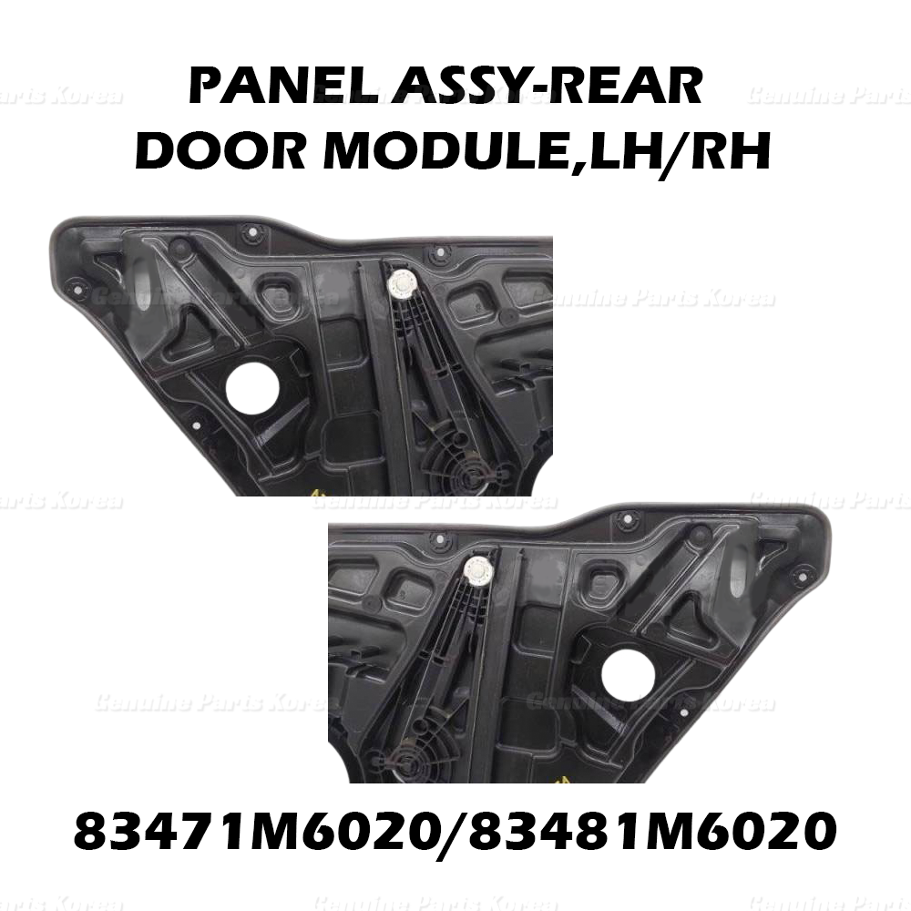 Genuine Rear Power Window Regulator Set 83471M6020 83481M6020 for Kia Cerato