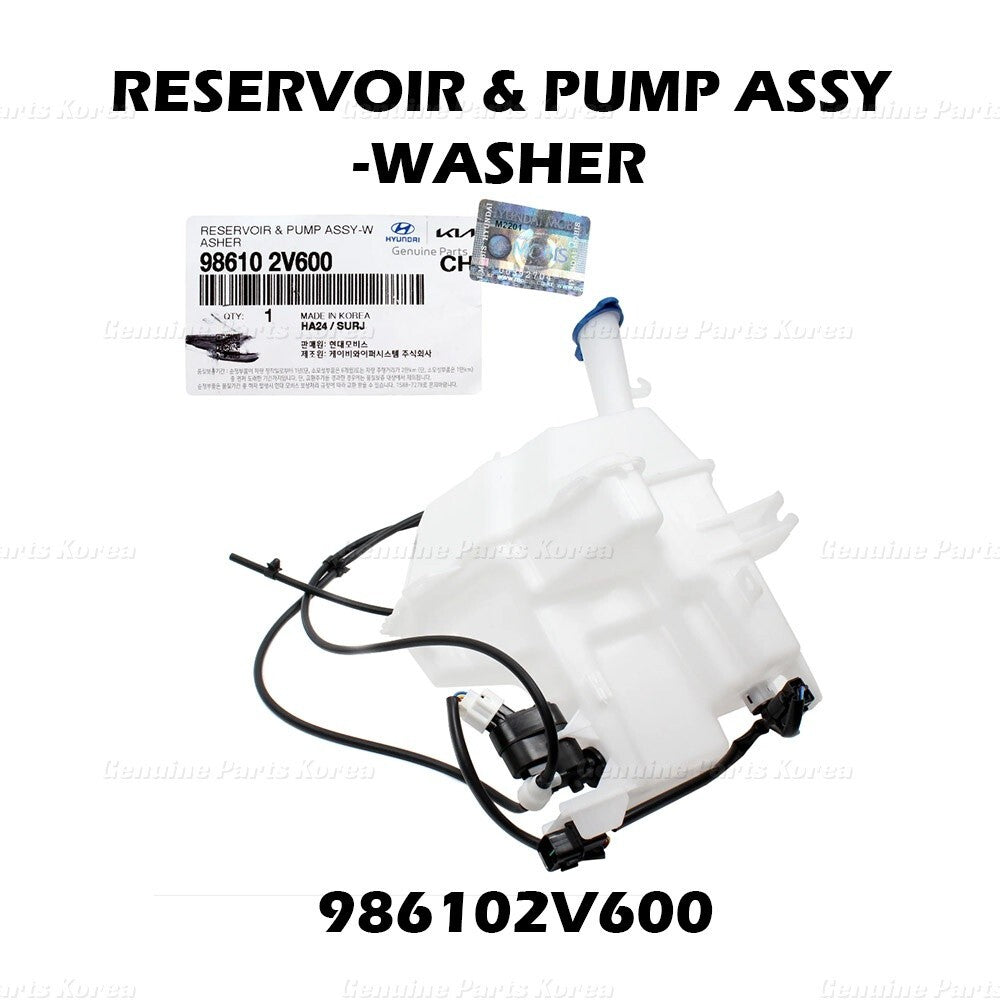 Genuine Washer Fluid Reservoir Pump 986102V600 for Hyundai Veloster