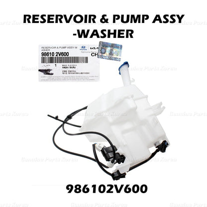 Genuine Washer Fluid Reservoir Pump 986102V600 for Hyundai Veloster