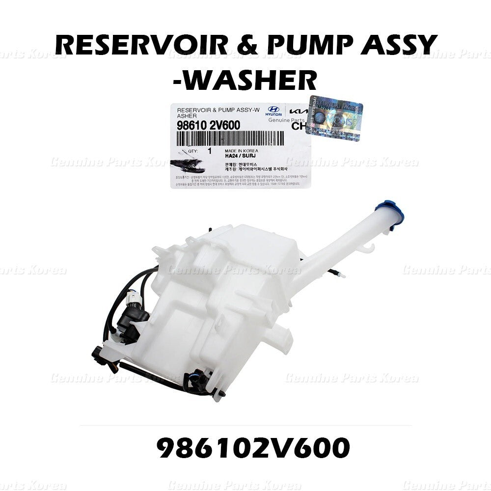 Genuine Washer Fluid Reservoir Pump 986102V600 for Hyundai Veloster