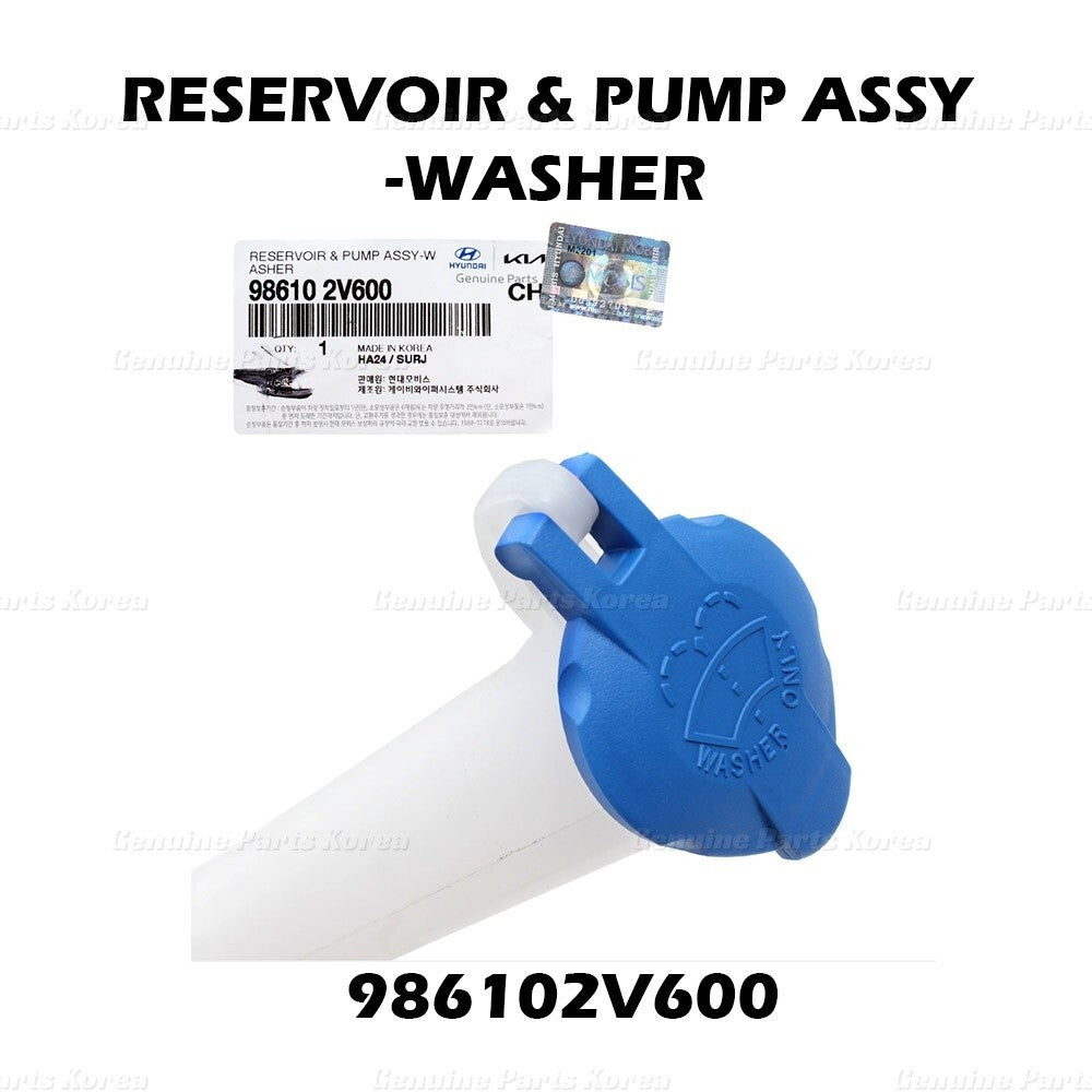 Genuine Washer Fluid Reservoir Pump 986102V600 for Hyundai Veloster