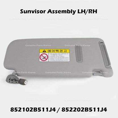 Genuine Sunvisor Assembly LH RH 852102B511J4 852202B511J4 for Hyundai Santa Fe