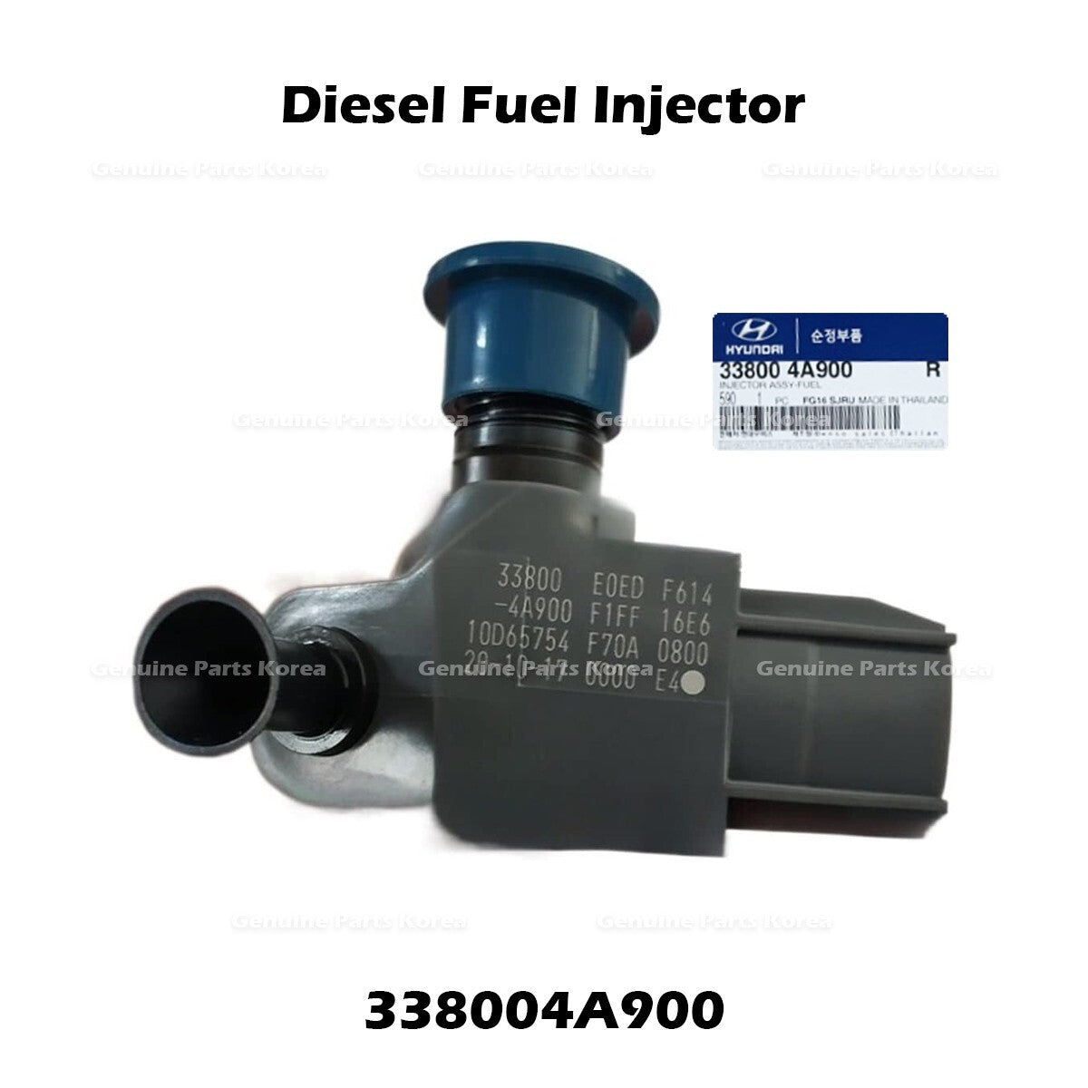Genuine Diesel Fuel Injector 338004A900 for Hyundai Grand Starex