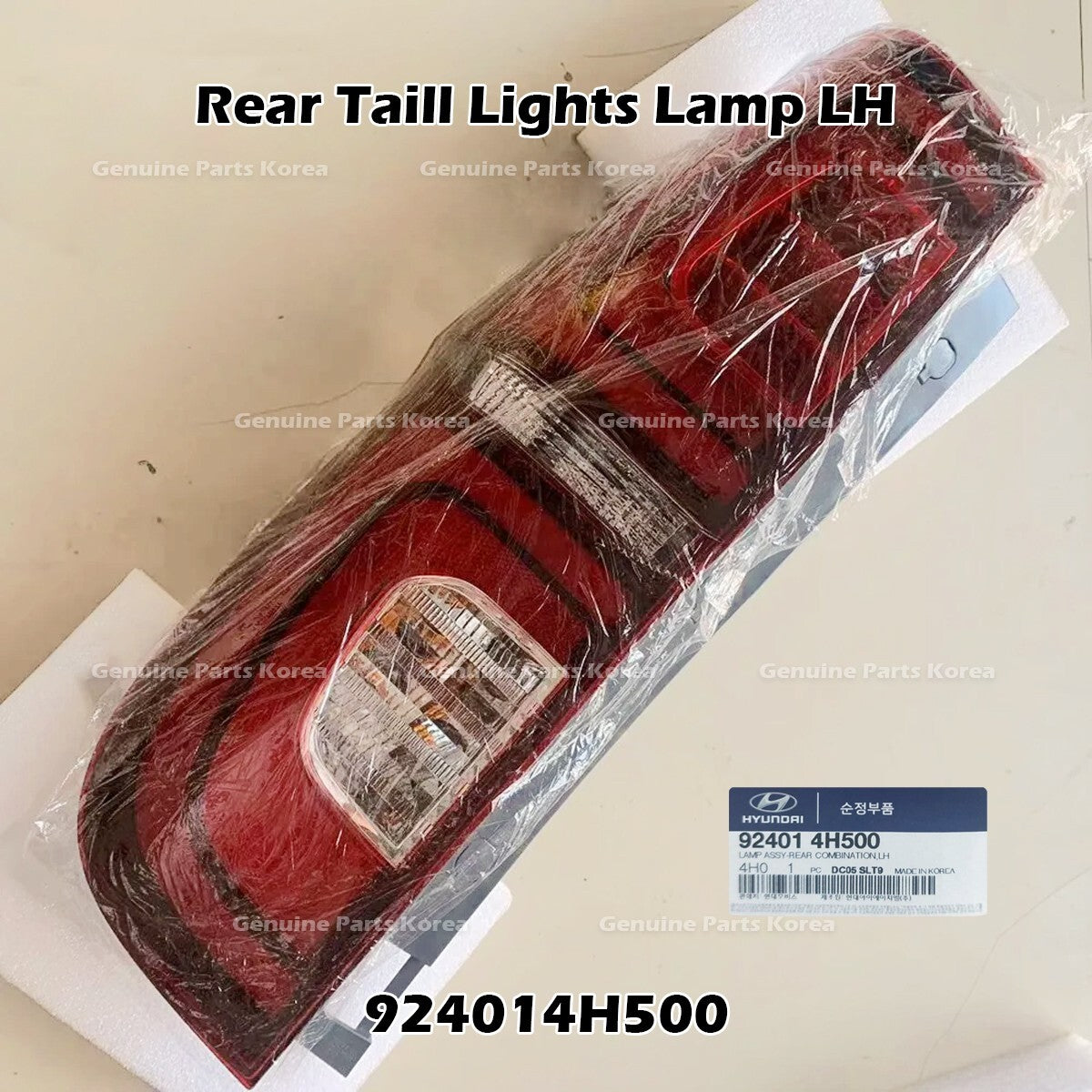 Genuine Rear Taill Lights Lamp LH 924014H500 for Hyundai Grand Starex
