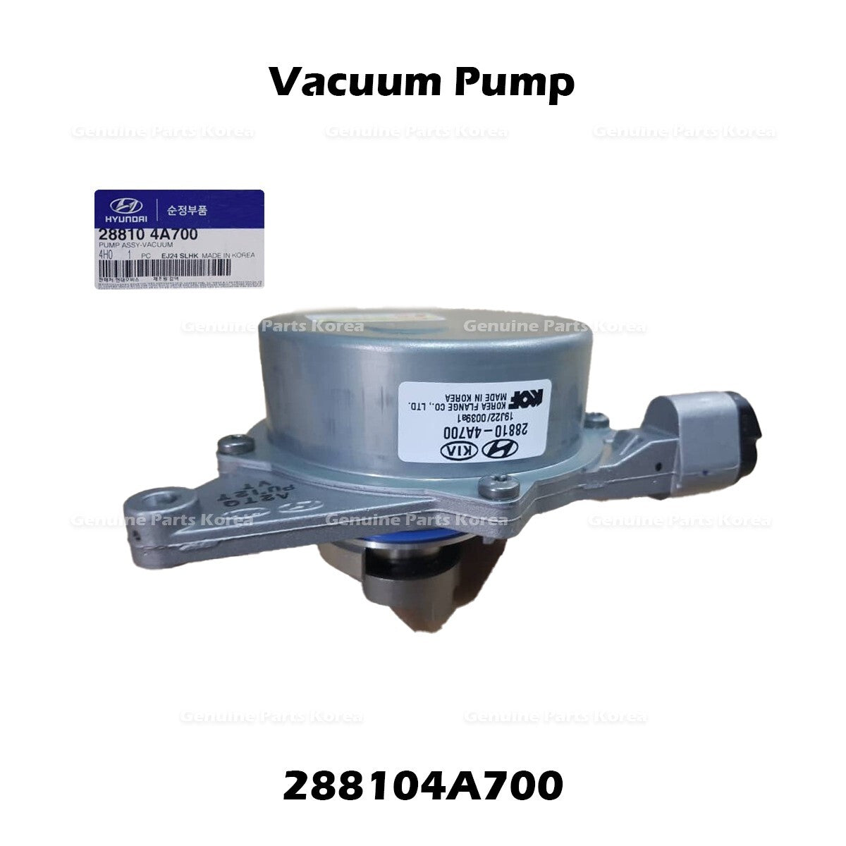 Genuine Vacuum Pump 288104A700 for Hyundai Grand Starex Kia Bongo