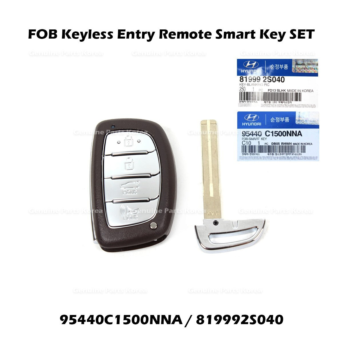 Genuine FOB Keyless Entry Remote Smart Key SET 95440C1500NNA 819992S040