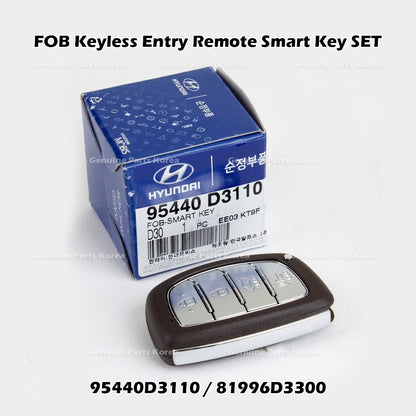 Genuine FOB Keyless Entry Remote Smart Key SET 95440D3110 81996D3300