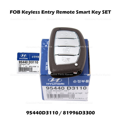 Genuine FOB Keyless Entry Remote Smart Key SET 95440D3110 81996D3300