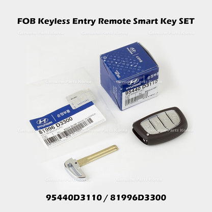 Genuine FOB Keyless Entry Remote Smart Key SET 95440D3110 81996D3300