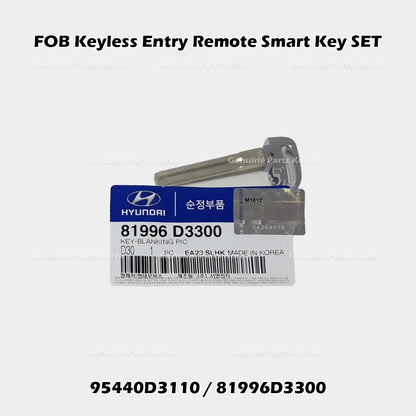 Genuine FOB Keyless Entry Remote Smart Key SET 95440D3110 81996D3300