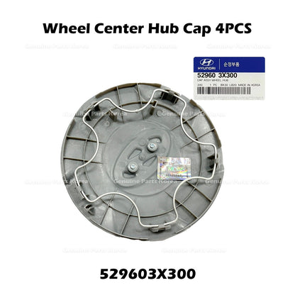 Genuine Wheel Center Hub Cap 529603X300 4PCS for Hyundai Elantra