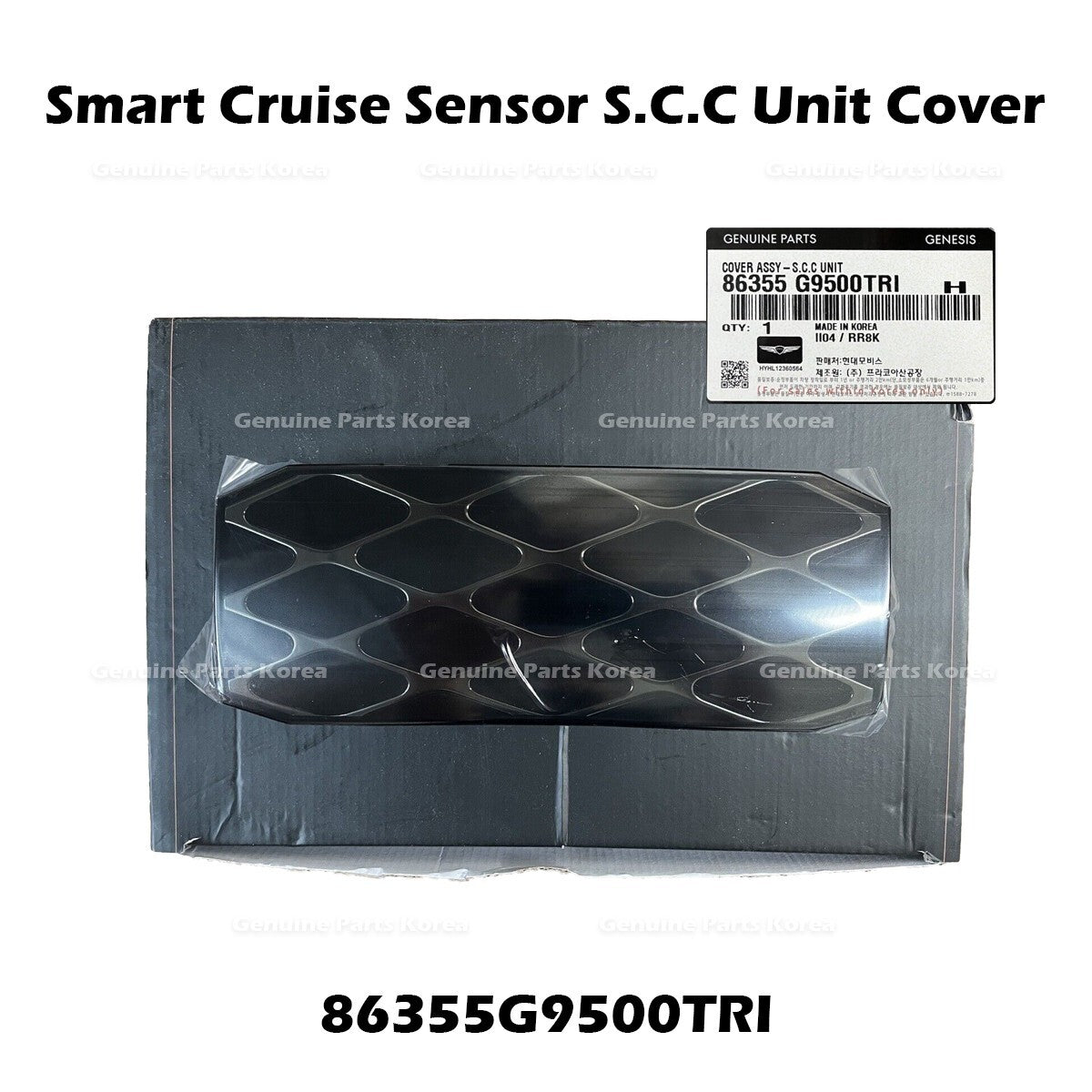 Genuine Smart Cruise Sensor S.C.C Unit Cover 86355G9500TRI for Genesis G70