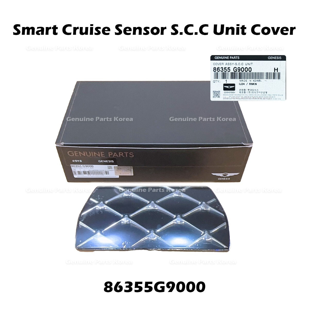 Genuine Smart Cruise Sensor S.C.C Unit Cover 86355G9000 for Genesis G70