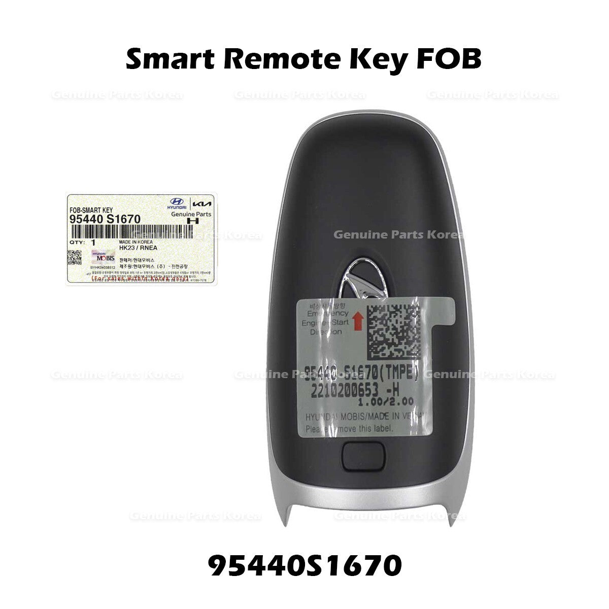 Genuine Smart Remote Key FOB 95440S1670 for Hyundai Santa Fe